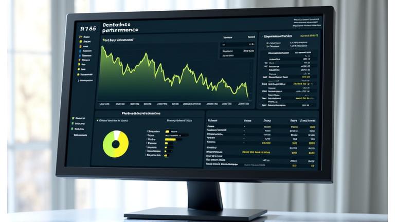 Interaktiver Chart zur detaillierten Performance-Attribution und Benchmark-Vergleich