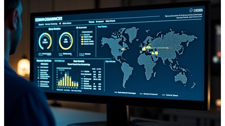 Komplexes Risikomanagement-Dashboard mit Echtzeit-Metriken und Warnmeldungen